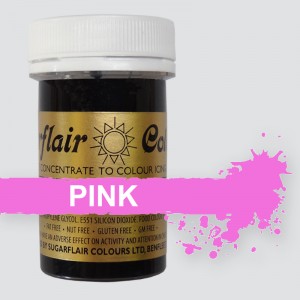 Πάστα Χρώμα Sugarflair Ροζ 25g