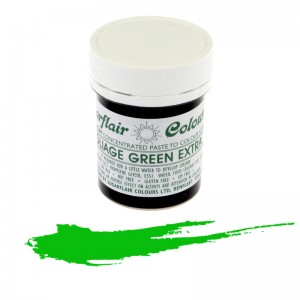 Πάστα Χρώμα Sugarflair Πράσινο Extra 42g