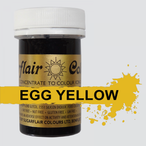 Πάστα Χρώμα Sugarflair Κίτρινο Κροκί 25g