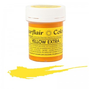 Πάστα Χρώμα Sugarflair Κίτρινο Extra 42g